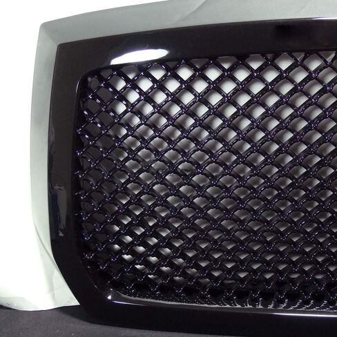 7422438980946 Compatible With 2005-2007 Dodge Dakota Glossy Black Mesh Front Bumper Grill Grille in Kuwait