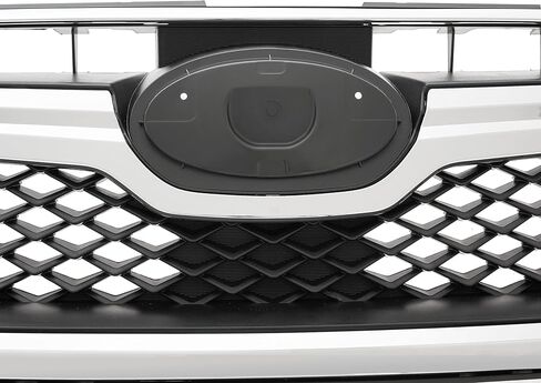 KARPAL Front Bumper Grille Chrome Trim Grill Mesh Grill Compatible With 2016 2017 Subaru XV Crosstrek Replacement 91122FJ020 SU1200151C 91123FJ040 SU1210100 in Kuwait