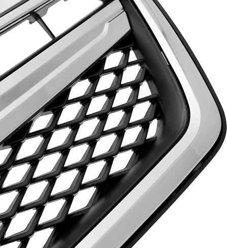 KARPAL Front Bumper Grille Chrome Trim Grill Mesh Grill Compatible With 2016 2017 Subaru XV Crosstrek Replacement 91122FJ020 SU1200151C 91123FJ040 SU1210100 in Kuwait