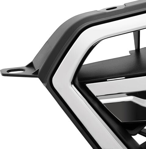 KARPAL Front Bumper Grille Chrome Trim Grill Mesh Grill Compatible With 2016 2017 Subaru XV Crosstrek Replacement 91122FJ020 SU1200151C 91123FJ040 SU1210100 in Kuwait