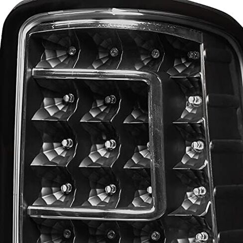 AKKON - For 2000-2006 Suburban Tahoe Yukon XL Denali Liftgate Model Style G2 Black C-Sty LED Tail Lights Brake Lamps Pair in Kuwait