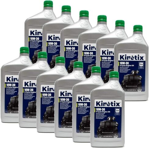 12PK Quart Kinetix High Performance Small Engine 10W-30 Oil 80001 4-Cycle Engine in Kuwait
