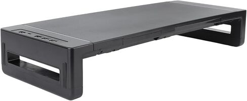 Desktop Monitor Stand Riser with 8 in 1 Docking Station, Computer Monitor Stand with Phone Holder Drawer, Ergonomic Monitor Riser for Desktop Laptop Stand, 25KG Bearing Capacity an in Saudi Arabia