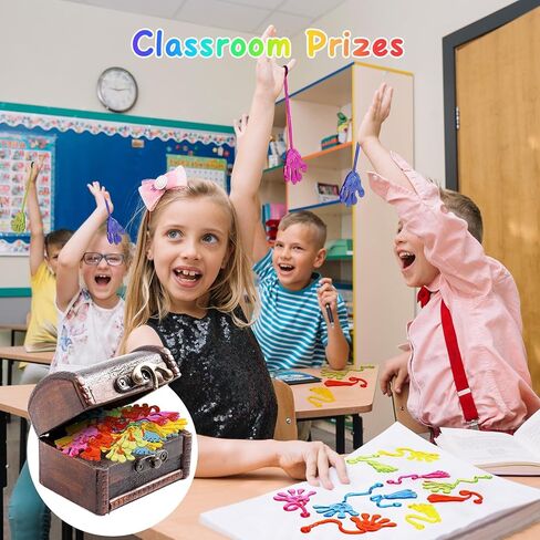 30 PCS Party Favors Sticky Hands Bulk for Kids 4-8,8-12 Year Stretchy Sticky Hand Feet Goodie Bags Stuffers for Kids Classroom Prizes End of Year Student Gifts Birthday Trinkets Slap Hand in Saudi Arabia