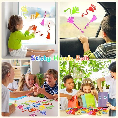 30 PCS Party Favors Sticky Hands Bulk for Kids 4-8,8-12 Year Stretchy Sticky Hand Feet Goodie Bags Stuffers for Kids Classroom Prizes End of Year Student Gifts Birthday Trinkets Slap Hand in Saudi Arabia