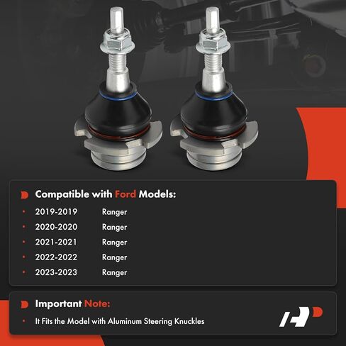 A-Premium 2 x Front Upper Ball Joints, Compatible with Ford Ranger 2019 2020 2021 2023 in Saudi Arabia
