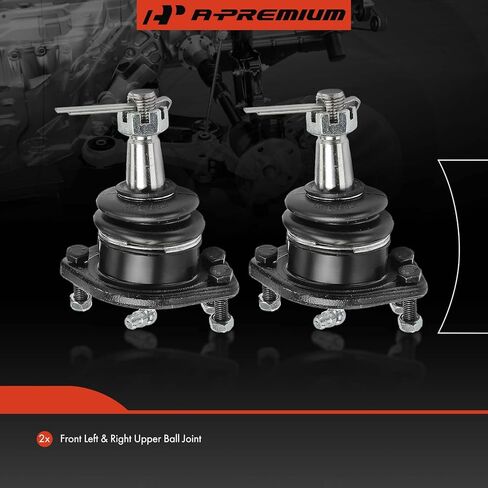 A-Premium 2 × وصلة كروية أمامية علوية متوافقة مع شيفروليه بليزر 95-05، S10 (بليزر) 83-04، جي إم سي جيمي 92-05، S15 (جيمي) 84-91، سونوما 91-04، سيكلون 91، تايفون، إيسوزو هومبر أولدزموبيل برافادا in Kuwait