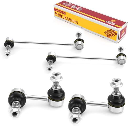 Metrix Premium Chassis Parts - 4 PC Front & Rear Stabilizer Bar Link Kit Fits 2009-2018 Dodge Journey, Replacement K750382, K750706, Made in Europe in Saudi Arabia