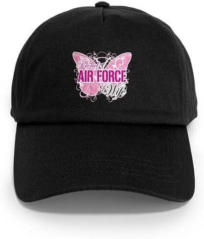 قبعة بيسبول قابلة للتعديل من CafePress Proud Air Force Wife in Saudi Arabia