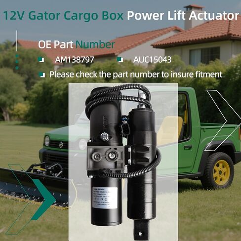 12V Gator Cargo Box Power Lift Actuator AM145903 AUC15043,Fits for John Deere 4X4 4X2 HPX615E HPX815E Gator XUV 625i 825i 855D 825M 835E 835M 836R 855E 855M 865E 865M 865R,AM138797,BM26414 in Kuwait