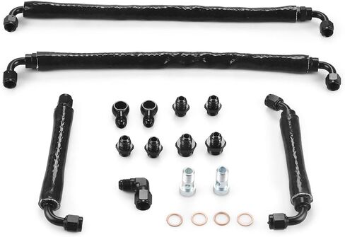 Turbocharger Coolant Line Upgrade Kit for Ford F-150 3.5L 2011-2016, Expedition 2015-2017, Lincoln Navigator 3.5L 2015-2017, Transit 2013-2024 - Aftermarket Replacement Part in Kuwait