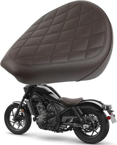 DREAMIZER Motorcycle Passenger Seat Rear Cushion Pillion Pad Replacement Compatible With Honda REBEL CMX 300 500 2017-2025 (Black-Rear) in Saudi Arabia