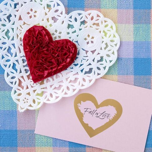 120 Pieces 3 Inch Heart Shape Scratch Off Stickers Labels for DIY Valentine's Day Scratch Off Cards in Kuwait