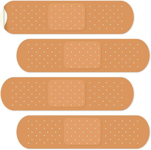 Band Aid Bandage Bumper Funny Sticker for Dent Cover Car, Truck, Window Auto Car, 3x12 Inches, (2 Pack) 4 Mil Vinyl Decal Stickers Weather Resistant, Made in USA by My Sign Center in Kuwait