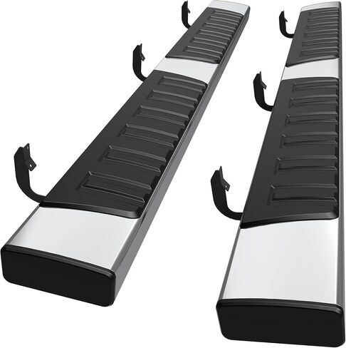 6.5 Inches Running Boards & Steps Compatible with 2004-2024 Nissan Titan & 2016-2024 Titan XD Crew Cab (4 Full Size Doors), A Pair Side Steps for Nissan Crew cab, Step Bars in Saudi Arabia