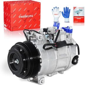ضاغط تكييف الهواء PHOBOOS مع قابض متوافق مع مرسيدس بنز E250 2014-2016، E300 2015-2016، E350 2014 2016، E400 2016-2017، GLK250 2013-2015، CLS400 2015-2017، SL400، ML350، المرجع. 8302600 in Kuwait