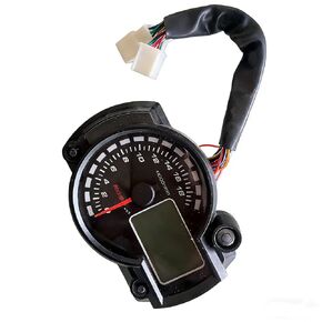 RX2N Universal Digital Motorcycle Odometer - Adjustable Max 299KM/H Instrument Meter in Saudi Arabia
