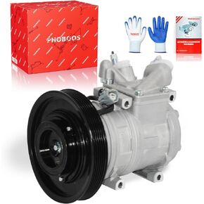 ضاغط تكييف الهواء PHOBOOS مع قابض متوافق مع Honda Accord 2.2L 1994 1995 1996 1997 & Acura CL 2.2L 1997، مع ضاغط 10PA17C، مع بكرة 6 أخدود، المرجع. CO22003C،58305 in Kuwait