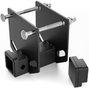 RV Bumper Tow Hitch, 2 inch Hitch Receiver Fits 4" x 4" Square Rear Beams, 3500 LBS Capacity Towing Trailer Adapter Openning for Bike Racks Cargo Carrier Camper RV Tire Carrier Ball Mounts in Kuwait