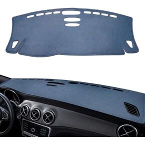 Dash Cover Mat for Chevrolet Colorado 2018, Custom Fit Dash Pad with Speaker & Vent Cutouts, Non-Slip Sun Heat Shield Center Console Protector,A Black in Saudi Arabia