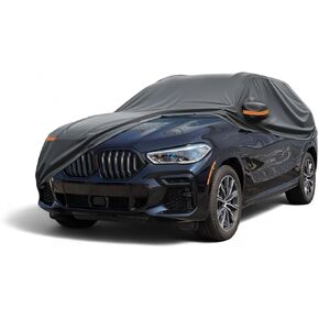 غطاء سيارة مقاوم للماء مناسب تمامًا لسيارة BMW X5 لجميع الأحوال الجوية للسيارات في الهواء الطلق والثلج والشمس والغبار وحماية من الأشعة فوق البنفسجية، غطاء خارجي كامل مع سحاب للباب in Kuwait