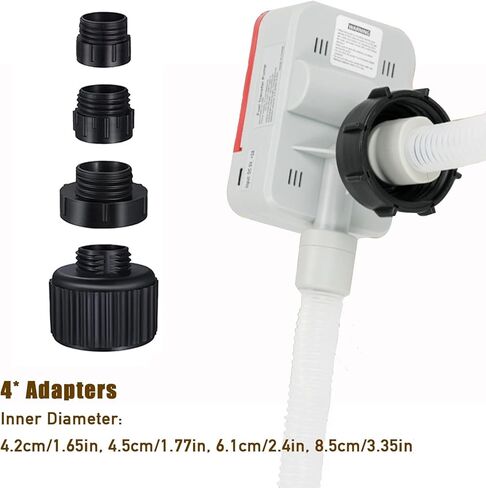 Electric Fuel Transfer Pump, Portable gas pump for gas can, Gasoline, Oil Transfer, Battery USB Powered Automatic Gas Can Pump with Adapters, Hose, Auto-Stop in Kuwait