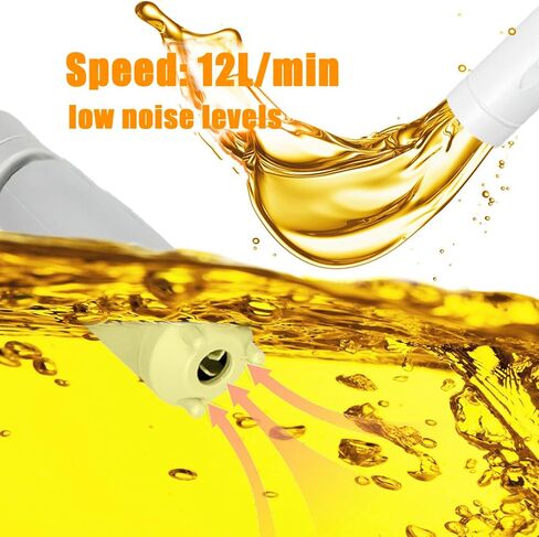 Electric Fuel Transfer Pump, Portable gas pump for gas can, Gasoline, Oil Transfer, Battery USB Powered Automatic Gas Can Pump with Adapters, Hose, Auto-Stop in Kuwait