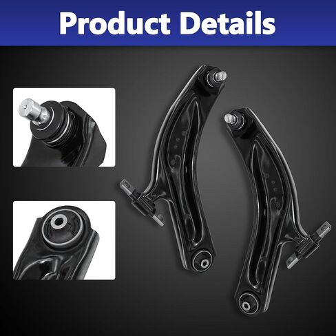 10pcs Front Suspension Lower Control Arm with Ball Joint Sway Bar Link Inner Outer Tie Rod Boot Replacement for 2014-2020 Nissan Rogue 2017-2022 Rogue Sport 2017-2019 Nissan Qashqai in Kuwait