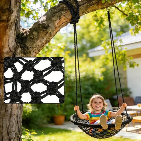 UV Resistant Black Dacron Polyester Rope 1/4 Inch 100ft Solid Braided Heavy Duty Outdoor Cord for Camping Clothesline Flag Line DIY Projects Gardening and More in Saudi Arabia