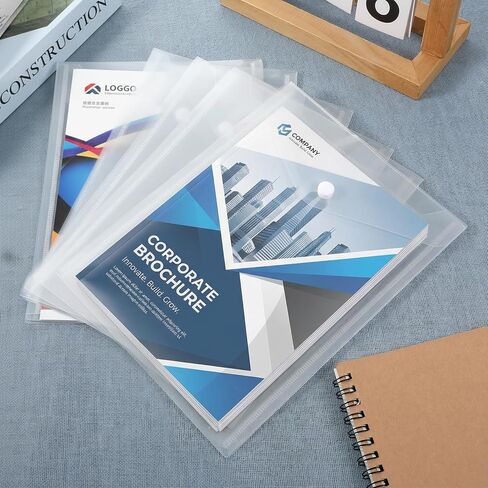 80 Pack Reusable Stamp and Die Storage Pockets 7" x 9.4 Clear Plastic Envelopes Waterproof Sticker Organizer Receipt Holder Photo Storage Folders for Scrapbooking Paper Card Craft in Saudi Arabia