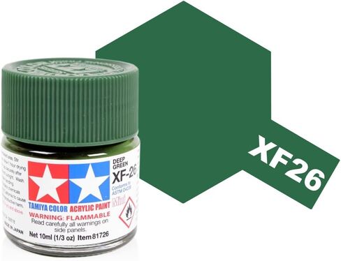 TAMIYA أكريليك Mini XF26 أخضر داكن TAM81726 طلاء بلاستيك أكريليك in Kuwait