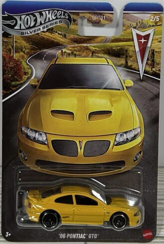Hot Wheels Silver Series '06 Pontiac GTO [Yellow] 2/5, 1:64 Scale Diecast Toy Vehicle in Kuwait