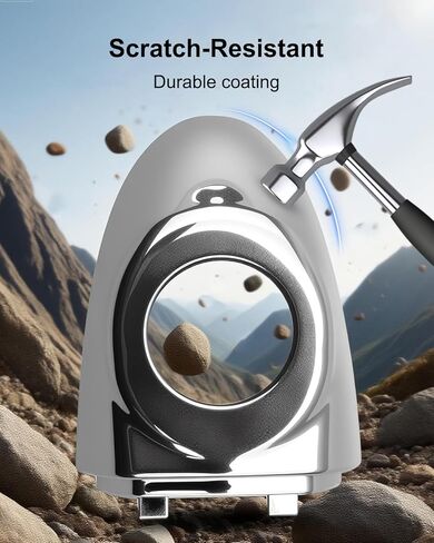 Exterior Door Handle Cap Front Fit for Fiat 500X 2014-2021, Replace 6AQ85SZ0AA 735627135, Left Driver Side, Silver in Kuwait