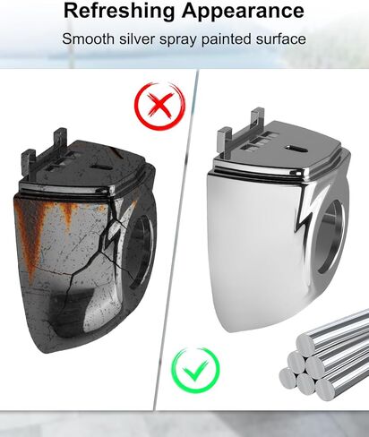 Exterior Door Handle Cap Front Fit for Fiat 500X 2014-2021, Replace 6AQ85SZ0AA 735627135, Left Driver Side, Silver in Kuwait