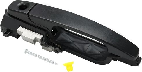 Front Left Driver Side Exterior Door Handle with Bracket Compatible with Ford Focus 2008 2009 2010 2011 Replacement for 8S4Z-5422404-AA (Chrome) in Saudi Arabia