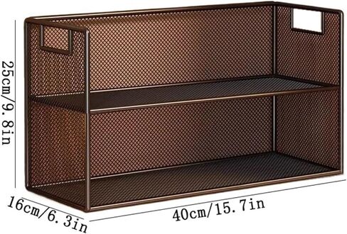 Bookcase Desk Organizer Rack Double Layer Iron Bookshelf for Home Dormitory Modern in Saudi Arabia