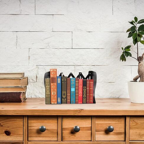DOITOOL Retractable Folding Bookshelf Book Clip Black Desktop Organizer Adjustable Book Rack for Student Desk Office Storage in Kuwait