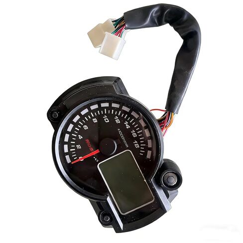 RX2N Universal Digital Motorcycle Odometer - Adjustable Max 299KM/H Instrument Meter in Saudi Arabia