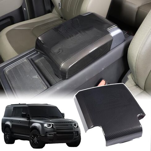 Car Armrest Seat Box Cover Compatible with Land Rover Defender 90 110 130 2020-2026 Protector Center Console Lid Protector Cover Armrest Box Cover in Kuwait