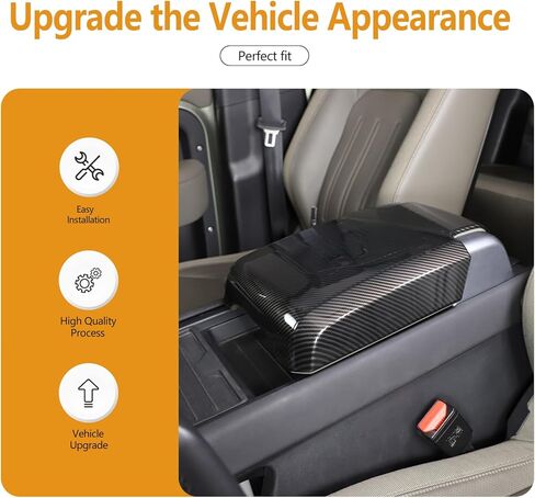 Car Armrest Seat Box Cover Compatible with Land Rover Defender 90 110 130 2020-2026 Protector Center Console Lid Protector Cover Armrest Box Cover in Kuwait