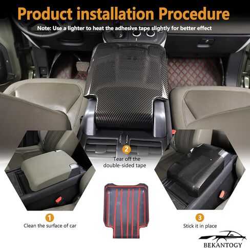 Car Armrest Seat Box Cover Compatible with Land Rover Defender 90 110 130 2020-2026 Protector Center Console Lid Protector Cover Armrest Box Cover in Kuwait
