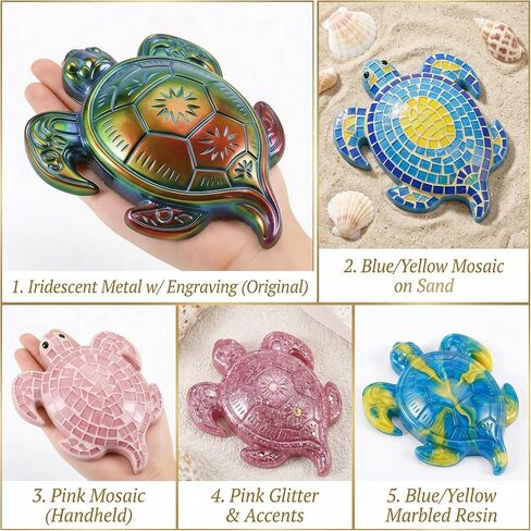 Mabor Sea Turtle Silicone Mold, 3D Large Animal Epoxy Casting Molds for DIY Craft, Cute Sea Turtle Resin Mold for Tabletop Home Garden Landscape Decor Supplies in Kuwait