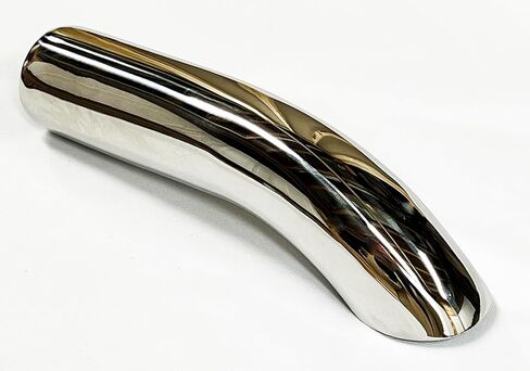 Exhaust Tip 1.75" X 9.00" Long 1.75" Inlet Turn Down WTD175-175-SS 304 Stainless Steel Wesdon Exhaust Tip in Kuwait
