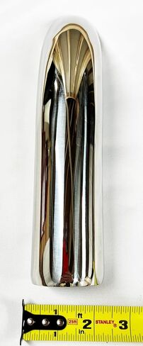Exhaust Tip 1.75" X 9.00" Long 1.75" Inlet Turn Down WTD175-175-SS 304 Stainless Steel Wesdon Exhaust Tip in Kuwait