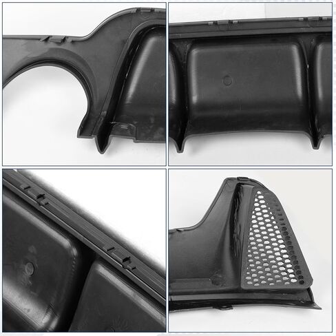 Rear Diffuser Compatible with 2014-2020 BMW 4 Series F32 F33 F36 M-Performance Style, Gloss Black Rear Bumper Lower Lip Splitter Double Exhaust One Outlet in Saudi Arabia