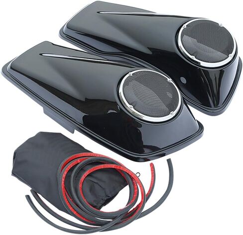 Unpainted 6.5" Saddlebag Speaker Lids Fit For Harley 2014-2024 Touring CVO Street Glide Road King Electra Glide Ultra Limited FLT FLHT FLHTCU FLHRC in Kuwait