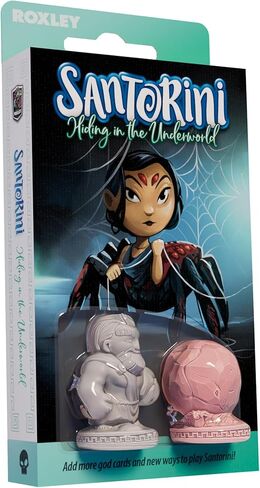Roxley Games Santorini: Tides of Poseidon Expansion Pack - 17 New God Cards and Ocean-Themed Powers in Saudi Arabia
