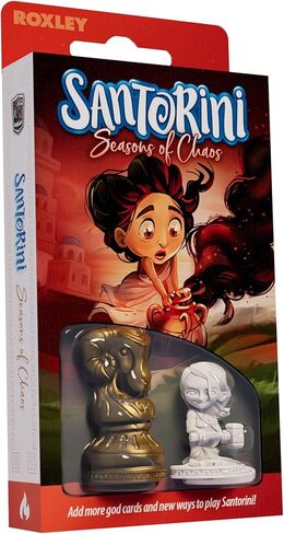 Roxley Games Santorini: Tides of Poseidon Expansion Pack - 17 New God Cards and Ocean-Themed Powers in Saudi Arabia