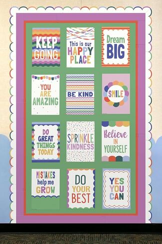 Teacher Created Resources Color Crush Educational Poster Pack (TCR9368) in Kuwait