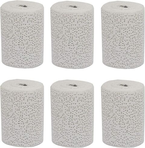 Plaster Cloth Gauze Bandages Rolls for Art Project, Belly Cast, Mask Making, Sculptures, Body Casts, Craft Projects, Scenery Construction - Each Roll 4 inch x 15 feet (8 Pack) in Saudi Arabia